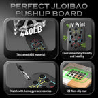 JLoibao Push Up Board, Portable Pushup Board for Men, Foldable Push Up Bar