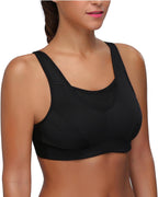 Wingslove High Impact Sports Bras for Women Plus Size Non Padded Wirefree Workout Bra Bounce Control