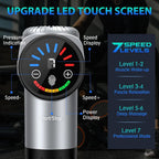 TOLOCO Massage Gun, Muscle Massage Gun Deep Tissue for Athletes with 10 Massage Heads, Electric Percussion Massager for Any Pain Relief, Fathers Day Dad Gifts, Silver