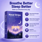 60PCS Extra Strength Nasal Strips for Snoring and Nasal Congestion Relief