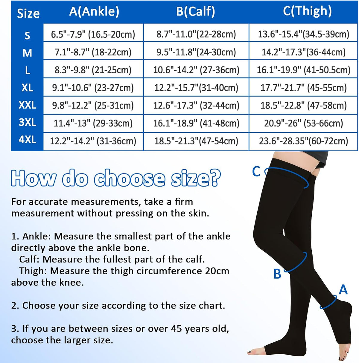 Compression Socks Silicone 30 mm