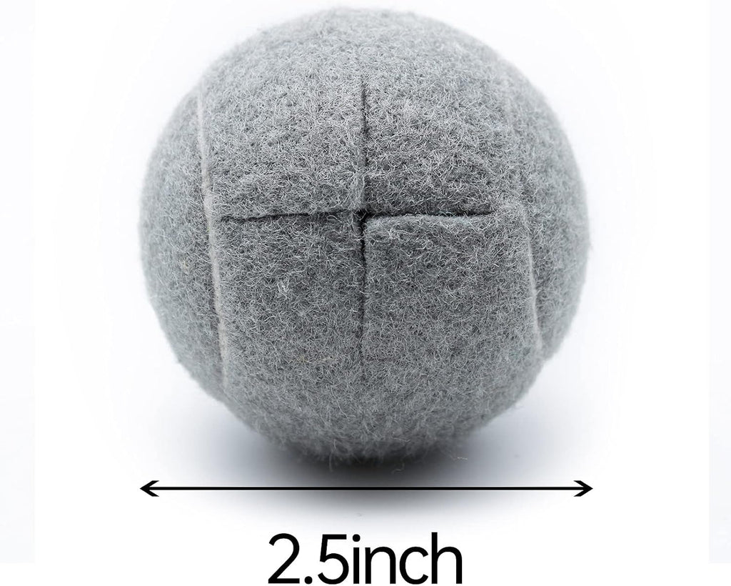 20 PCS Precut Walker Tennis Balls for Walker/Furniture Legs Floor Protection, Heavy Duty Long Lasting Felt Pad Glide Coverings (Grey)