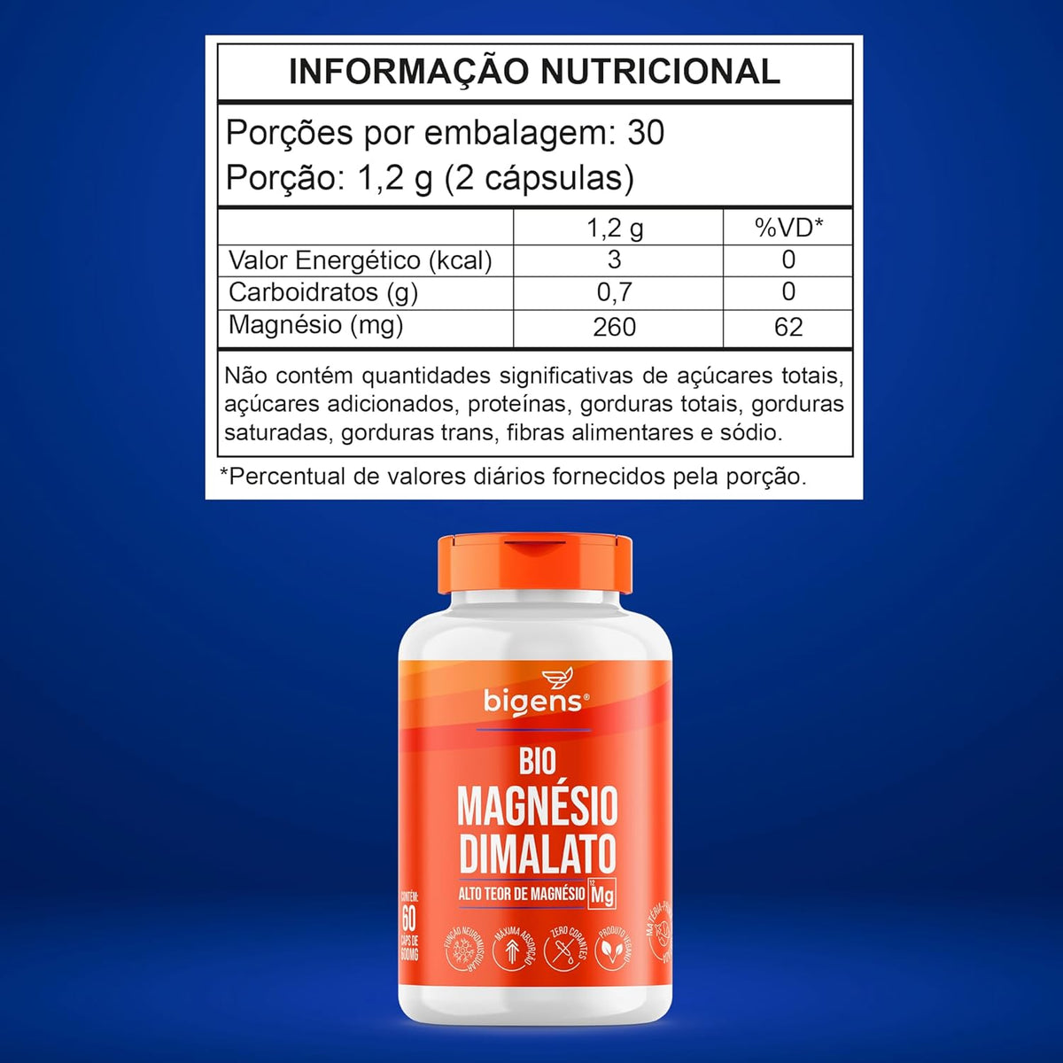 Bigens Dietary Supplements 60 capsules