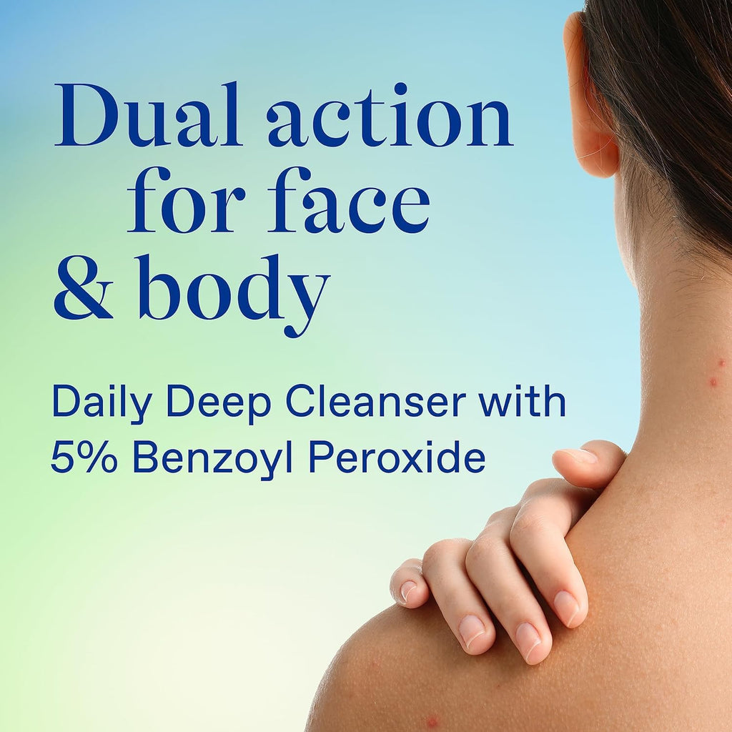 Differin Acne Kit, Adapalene Gel 0.1% + Benzoyl Peroxide Body Wash | Complete Acne Prone Skin Care Routine, Retinoid Gel Treatment, 5% Benzoyl Peroxide Face and Body Wash, Pimple-Fighting Bundle