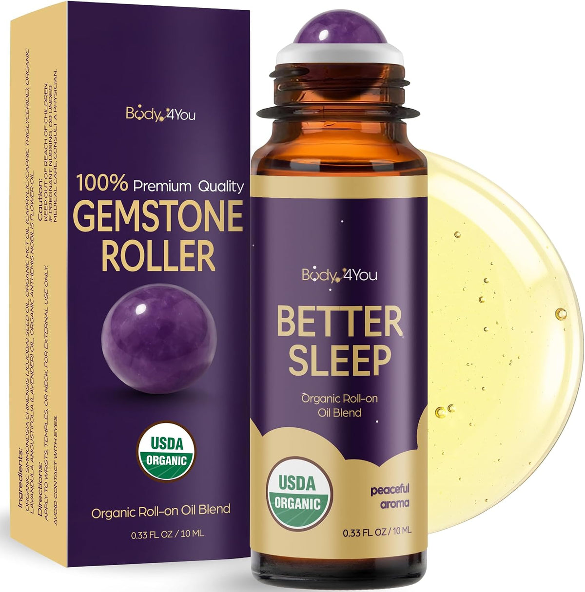 BodyJ4You Sleep Essential Oil Blend - Better Sleep Aid Calm Relaxation Pure
