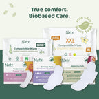 Naty Bed Protectors Organic Postpartum 10 pieces