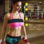 High-Impact Breast Support Band,No-Bounce,Post Surgery Bra Strap,Adjustable Extra Sports Bra,Stabilizer Band
