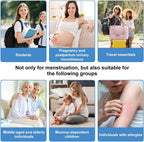 8 Pieces Reusable Sanitary Pads, 23 x 16 cm Washable Panty Protectors, Postpartum Cotton Hygienic Towel, for Menstruation, Leakproof Design, Comfortable, Suitable for All Women.