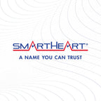 SmartHeart Fingertip Pulse Oximeter | Pulse Rate Monitor, Blood Oxygen Saturation, LED Display, Portable for Home & Sports Use, Lanyard & Batteries Included