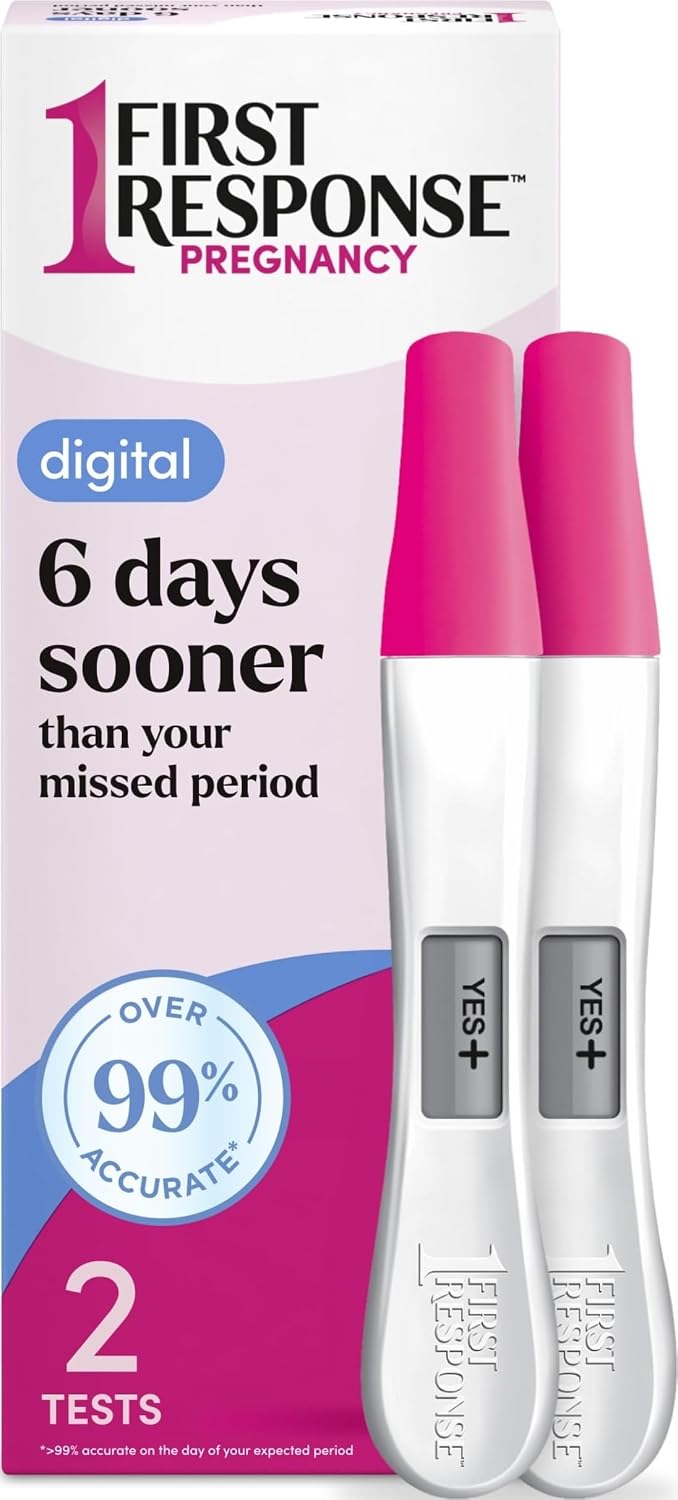 First Response Gold Digital Pregnancy Test, 2 Pack