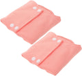 2pcs Reusable Postpartum Pads for Women Pink Cotton Leak Resistant Washable Panty Liners Soft Maternity Bladder Control Pads for Overnight and Postpartum