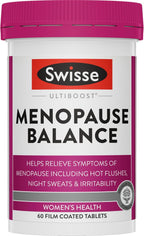 Swisse Ultiboost Menopause Balance - Helps Relieve Symptoms Including Hot Flushes & Night Sweats - 60 Tablets