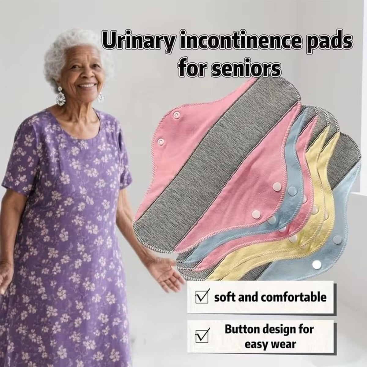 Graphe-ne Incontinence Pads Reusable Sterile 6 pieces