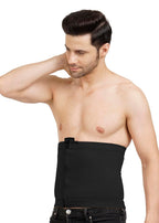 Abdominal Shapewear | MODERATE COMPRESSION | ZIP Closure | Support for Post-Cesarean, Postpartum, and Abdominal Liposuction | Umbilical and Abdominal Hernia (Black, S)