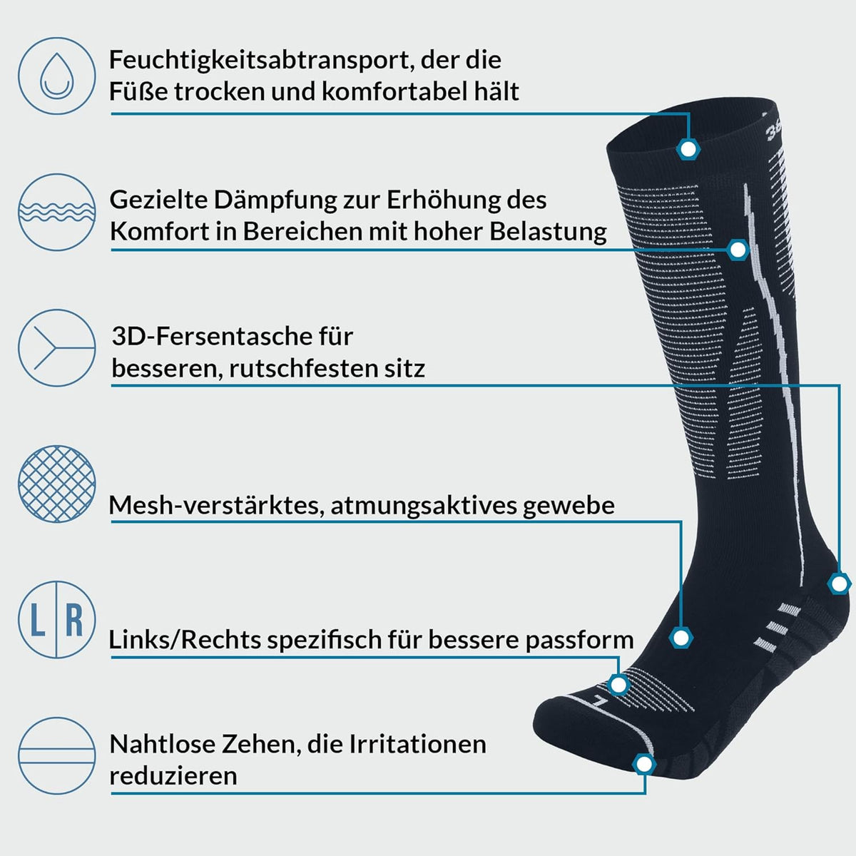 Compression Socks Breathable