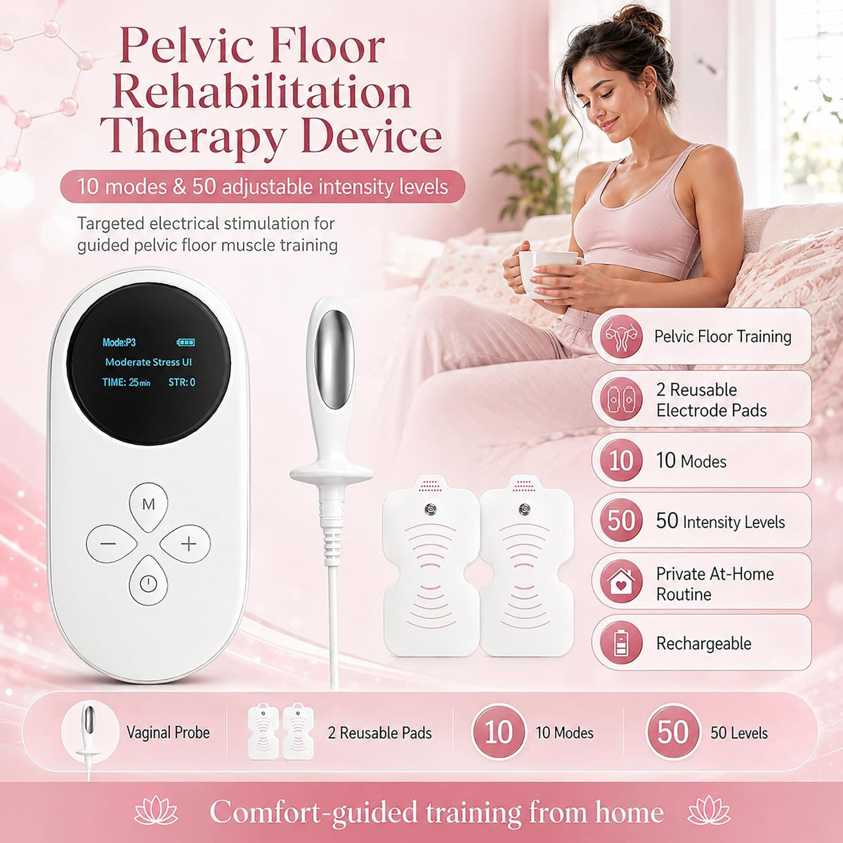 FDA Cleared Pelvic Floor Exercise Device for Women