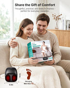 KNQZE Shiatsu Foot Massager with Heat for Plantar Fasciitis, FSA Eligible