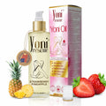 Yoni Rescue Yoni Oil 6.76oz, All Natural Ingredient for Women pH Balance & Wetness, Vaginal Oil for Dark Spots, Hydration & Comfort - Apricot, Jojoba, Chamomile, Vitamin E (Strawberry Pineapple)