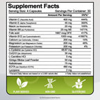 Cardio D-Plaq Cardiovascular Supplement, 120 Vegetable Capsules | Cardiovascular Support Capsules with CoQ10, EDTA, L-Carnitine & Ginkgo for Heart Health, Blood Flow & Cholesterol