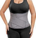 Abdominal Binder Post Surgery - Postpartum Belly Band Wrap | Post C Section Belly Binder Recovery Belt Stomach Compression Hernia Belt For Men Women After Pregnancy, Hysterectomy, L/XL