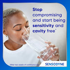 Sensodyne Cavity + Sensitivity Toothpaste, 2.7 oz | Fluoride Toothpaste for Sensitive Teeth and Cavity Protection, Optimized Fluoride Technology To Enhance Remineralization