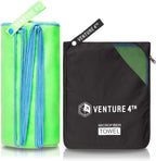VENTURE 4TH Quick Dry Travel Towel, Ultra Soft Microfiber - 3 Sizes