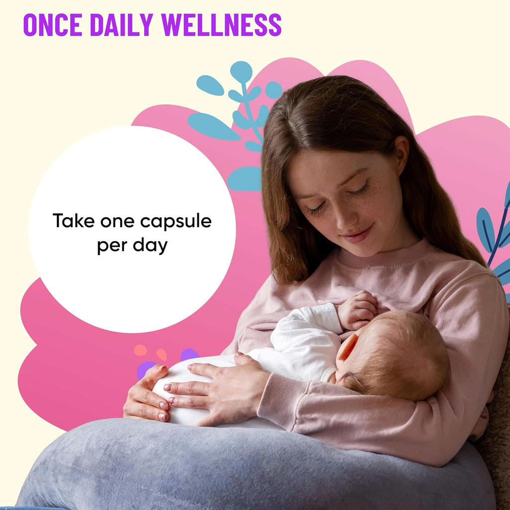 Postnatal Vitamins for Women – Breastfeeding & Postpartum Multivitamin | For nursing moms: supports postpartum recovery, energy, hair regrowth & milk supply, methylated folate, no biotin, vegan