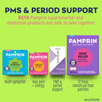 Pamprin Multi-Symptom Formula, with Acetaminophen, Menstrual Period Symptoms Relief including Cramps, Pain, Bloating, and Irritability 40 Caplets