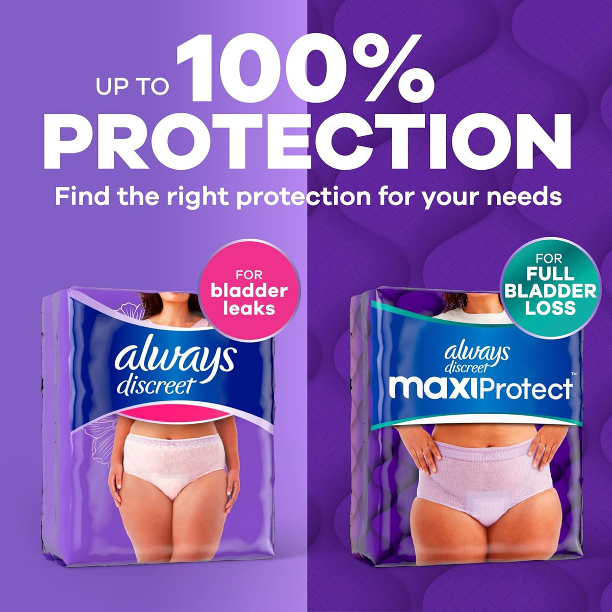 Always Discreet Disposable Underwear Disposable Postpartum 32 pieces