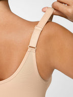 Bra for Women Front Closure Bras Full Coverage with Adjustable Straps | Wire-Free Feeding Bra for Feeding Mothers, Post Surgery Bras for Recovery & Support (S, Dark Skin)