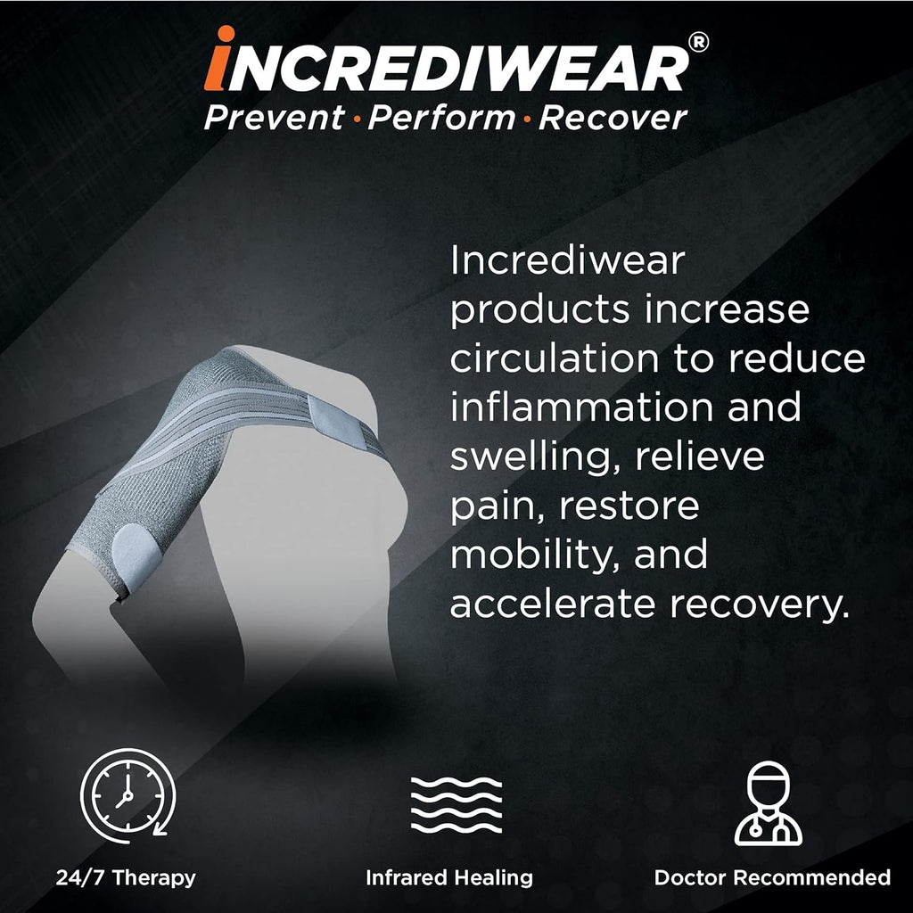 Incrediwear Shoulder Brace for Men and Women – Shoulder Support Brace Supports Shoulder Recovery & Shoulder Pain Relief, Reduces Inflammation and Swelling, Designed for Left & Right Shoulder (Small)