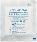 Sterile Gauze Pads - Hydrophilic Medical Pads for Wound Care, Absorption, Post-Surgery and First Aid (3" x 3", 25 Sachets x2)
