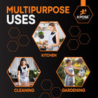 Xpose Safety 100 Pack White Disposable Aprons, Individually Wrapped Waterproof Polyethylene for Cooking, Food Prep and Cleaning, 1 Mil Durable, 24" x 48"