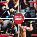 Weight Lifting Wrist Strap, Double-Layer Leather for Deadlift Powerlifting
