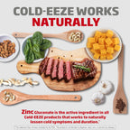 Cold-EEZE Sugar-Free, Natural Wild Cherry Zinc Lozenges, Homeopathic Cold Remedy, Shortens the Common Cold, Sore Throat, Cough, Congestion & Post Nasal Drip, 25 Ct