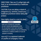 Life Extension Super K, Vitamin K Supplement, 2000 Mcg Vitamin K and 1180 Mcg Vitamin K2, Heart Health, Once-Daily, 90 Softgels | Vitamin K1, K2 MK-7 & K2 MK-4 for Heart & Arterial Health and Calcium Balance; 3-Month Supply, 1 Daily, Gluten-Free & Non-GMO