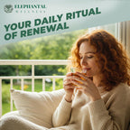 Elephantal Wellness Premium Detox Herbal Tea | Daily Liver, Kidney, Blood & Digestive Support with Turmeric, Nettle Tea, Milk Thistle, Dandelion Tea & Burdock | Handmade, Caffeine-Free Loose Leaf Blend | 2oz, 20 Servings