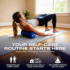 MELT Method 18 Inch Travel Soft Foam Roller- Half the Length of The MELT Full Body Roller