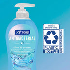 Softsoap Antibacterial Hand Soap, Cool Splash Scent, 11.25 fl oz (6 Pack) | Paraben-Free, Phthalate-Free, Washes Away Germs, Bathroom Hand Soap, Kitchen Hand Soap, Daily Handwashing, Gentle on Hands