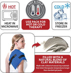 Core Products Soft Comfort CorPak, No Frost Hot and Cold Therapy Pack - 6" x 10", Made in The USA- 2 Pack