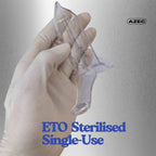 AZEC Disposable Anal Dilator Half-Cut Design I Polystyrene Medical Grade Plastic I ETO sterilised I Set of (1)