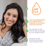 GYNEBAL - Intimate Soap for Women Fertile Age – pH 4.5 – Purifying with Tea Tree + Prebiotic + Lactic Acid – Daily Intimate Hygiene Gel – 150 ml