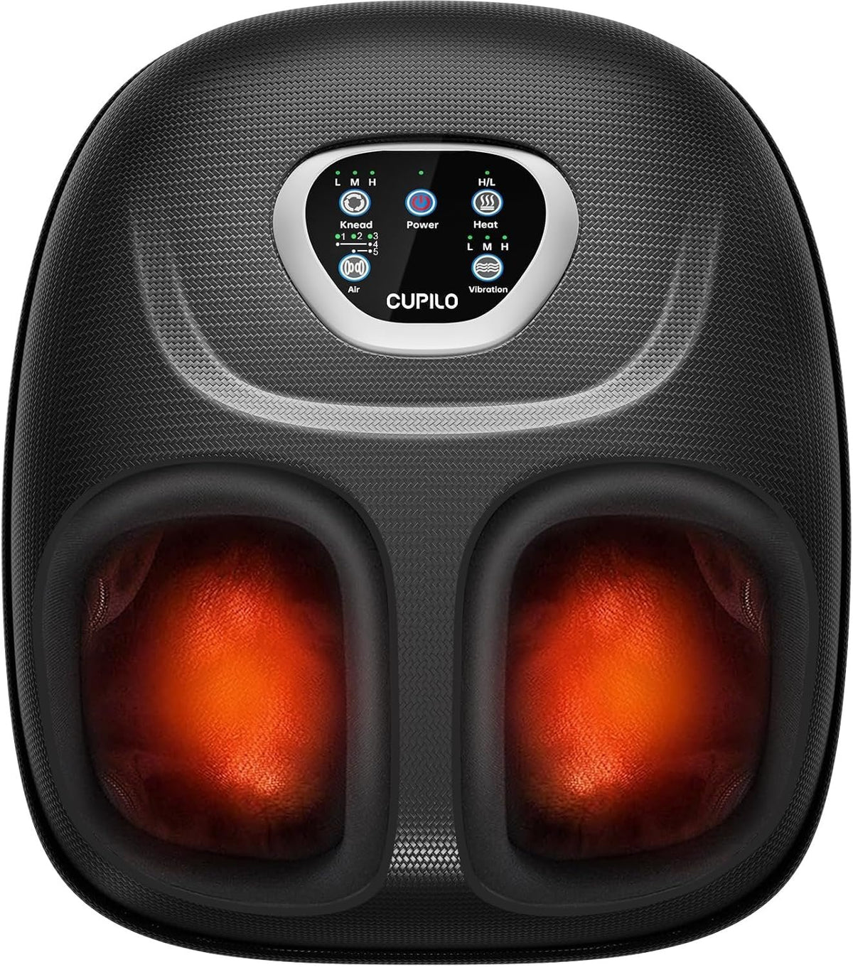 CuPiLo Foot Massager Upgraded FSA Eligible HSA, Birthday Gifts for Women | 5 Levels Compression & Vibration Massage for Plantar Fasciitis Relief, Heat & 3 Kneading, NTC Temperature Control