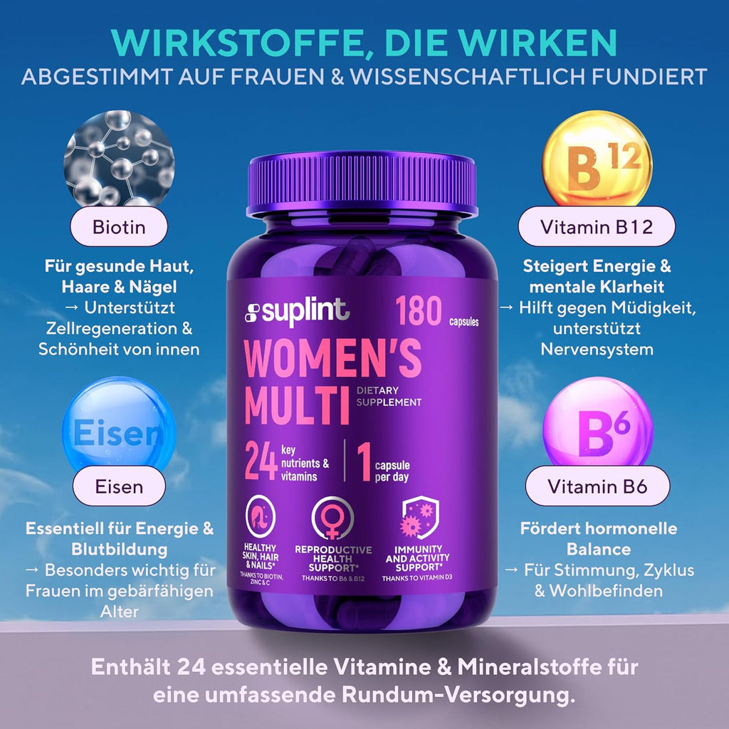 Multivitamin- Dietary Supplements 180 capsules