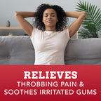 Orajel 3X Toothache and Gum Pain Medicated Pain Relief Gel, 0.42 Oz | Immediate Pain Relief, Extra Strength, Long-Lasting, Soothes Irrritated Gums, #1 Oral Pain Relief Brand