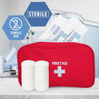 MED PRIDE Sterile Stretch Gauze Bandage,Latex-Free,3 in x 4.1 yd,12-Pack