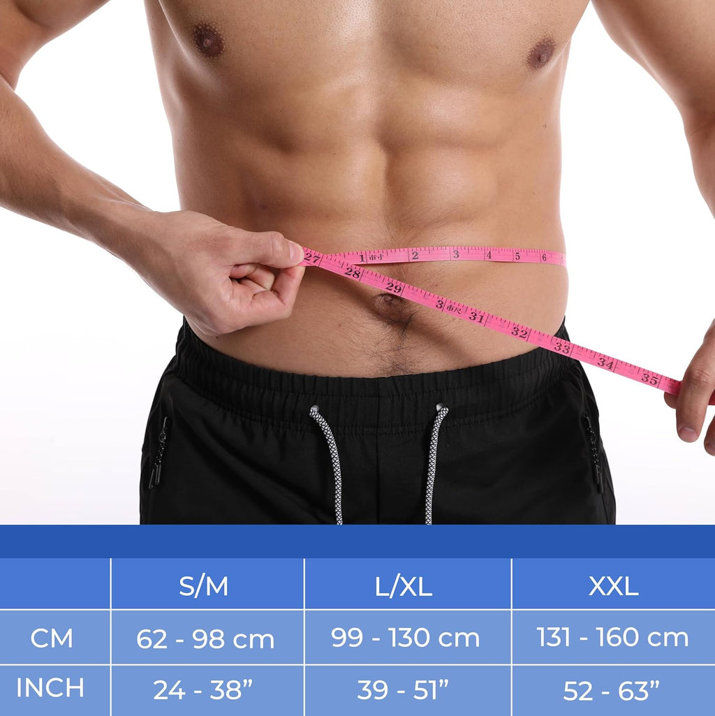 Umbilical Hernia Band - Umbilical Girdle for Men and Women - Epigastric and Incisional Ventral Hernia Belt - Abdominal Diastasis Belt for Men with Navel Support (L/XL)
