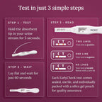 NORY EarlyCheck Pregnancy Test – Detects 4 Days Sooner, Over 99% Accuracy, Ultra-Sensitive hCG Detection (10 mIU/mL), Quick 1-Min Result, Midstream Test