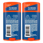 Mando Whole Body Deodorant For Men - Solid Stick - 2.6 oz, 2 pk - Pro Sport | 72 Hour Odor Control with Mandelic Acid. Use on underarms, chest, feet & below the best. Aluminum Free & Baking Soda Free