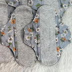 Reusable Pads for Women,Breathable Panty Liner - Washable Overnight Cloth Panty Liners | for Daily Use Sleep Travel Work Beach Postpartum Home